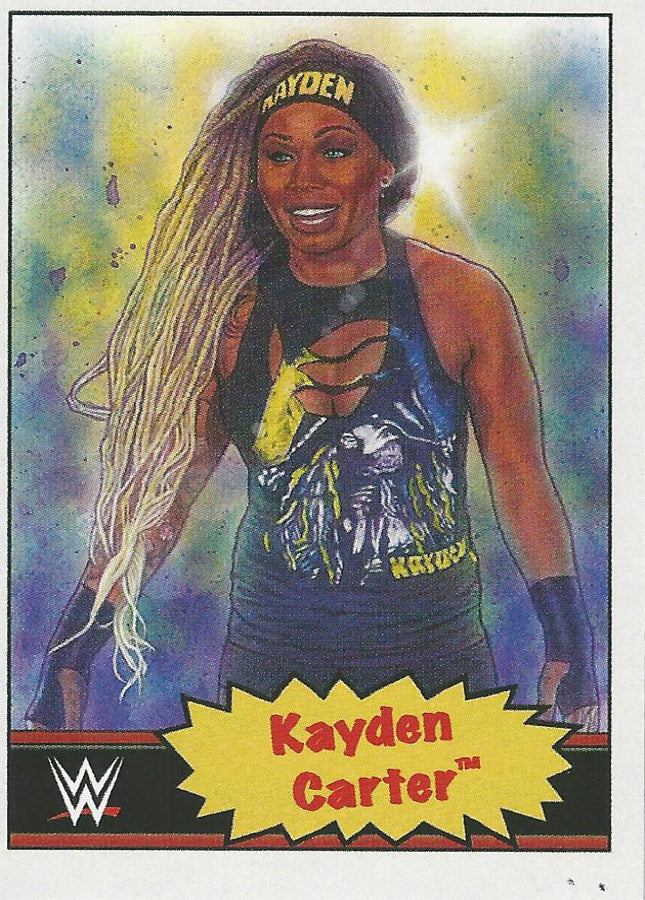 WWE Topps Living Set 2021 Kayden Carter #43