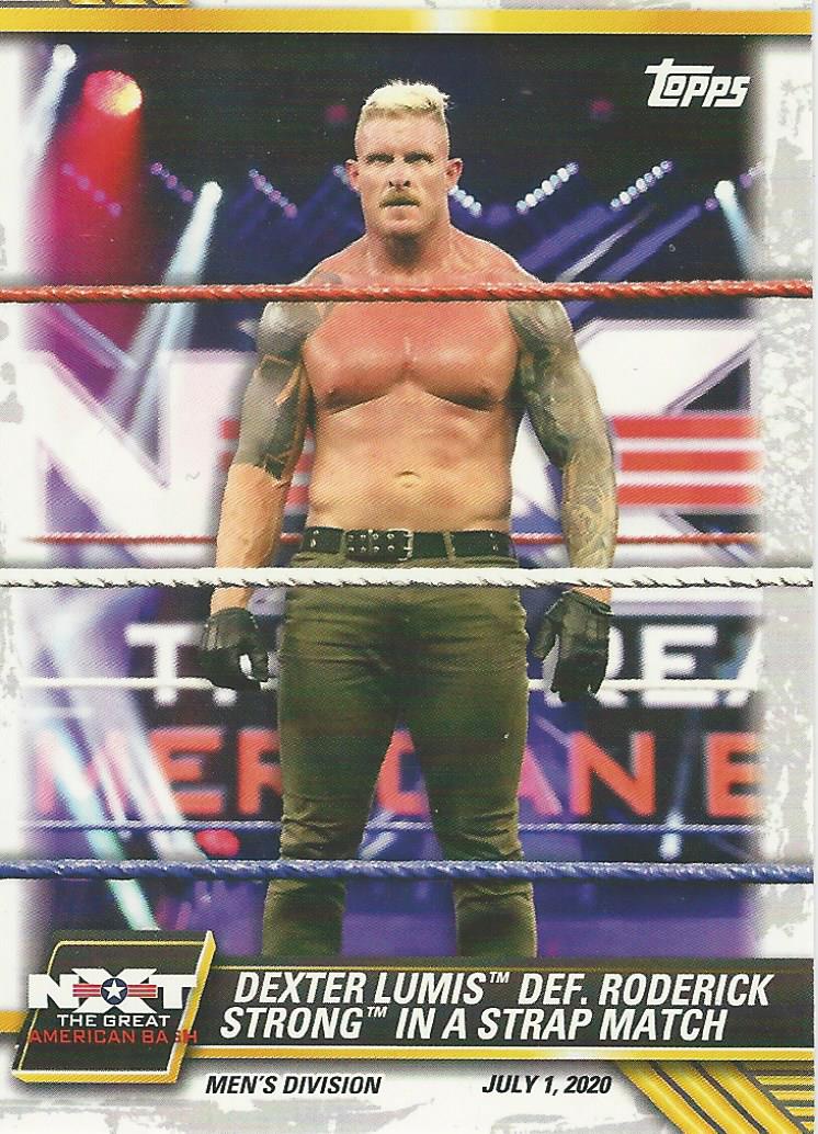 WWE Topps NXT 2021 Dexter Lumis #44