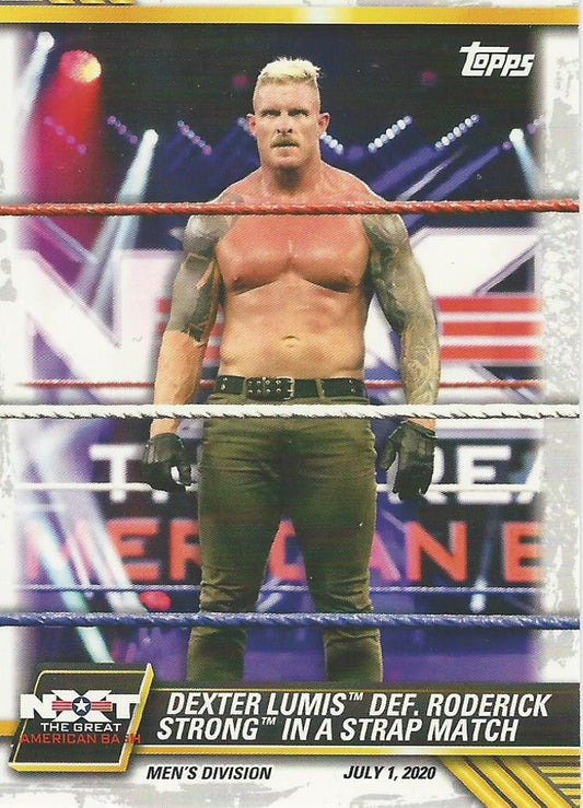 WWE Topps NXT 2021 Dexter Lumis #44