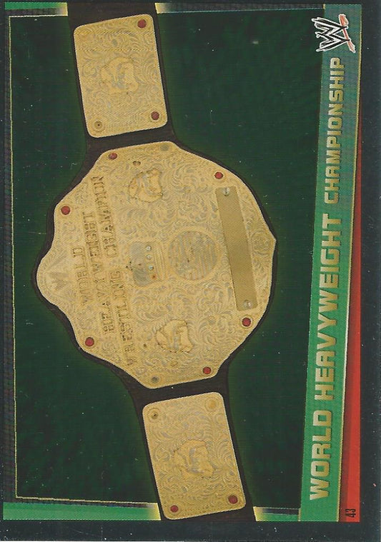 WWE Topps Slam Attax Rebellion 2012 World Heavyweight Championship #43