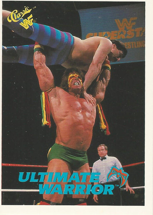 WWF Classic Trading Cards 1990 Ultimate Warrior No.43 trading card PW Catalog