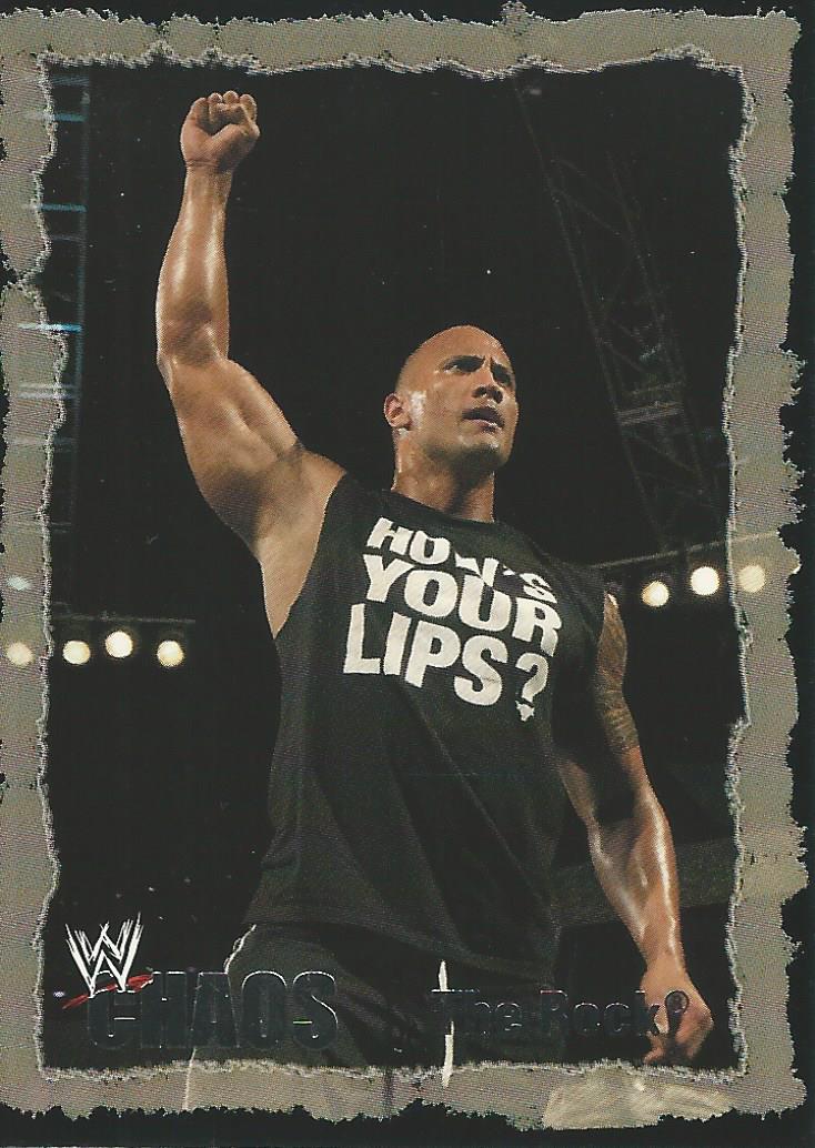 WWE Fleer Chaos 2004 The Rock #43