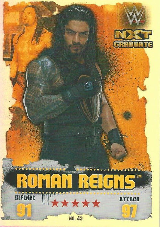 WWE Topps Slam Attax Takeover 2016 Roman Reigns #43
