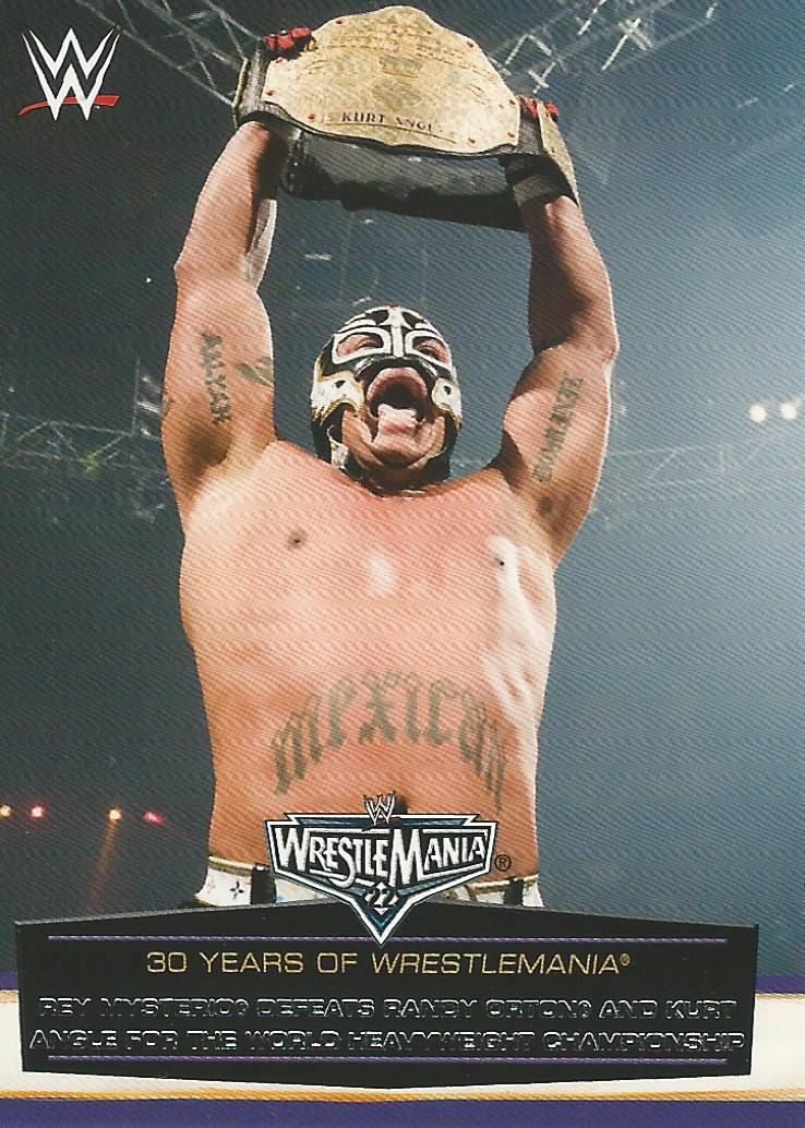 WWE Topps Road to Wrestlemania 2014 Rey Mysterio 43 of 60 trading card PW Catalog