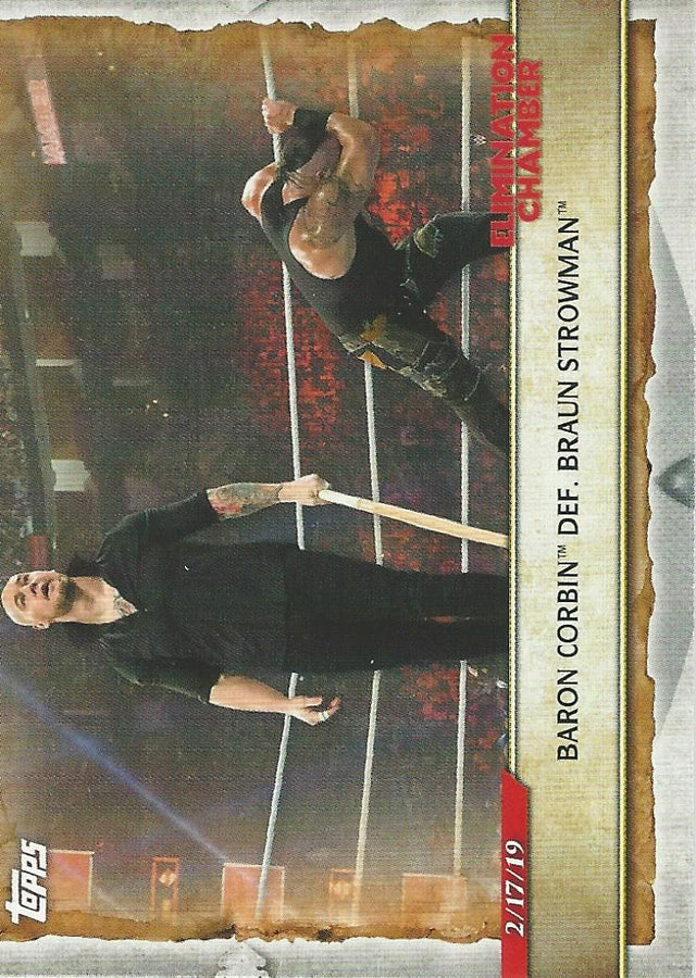 WWE Topps Road to Wrestlemania 2020 Baron Corbin #43