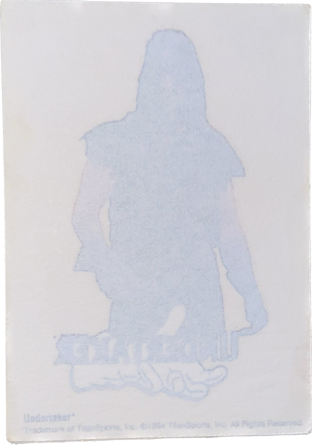 WWF Tattoos 1994 Undertaker from Germany
