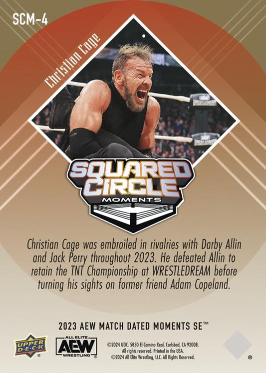 Squared Circle Moments – Christian Cage – Christian Cage Retains HIS TNT Championship in a 2-Out-Of-3 Falls Match