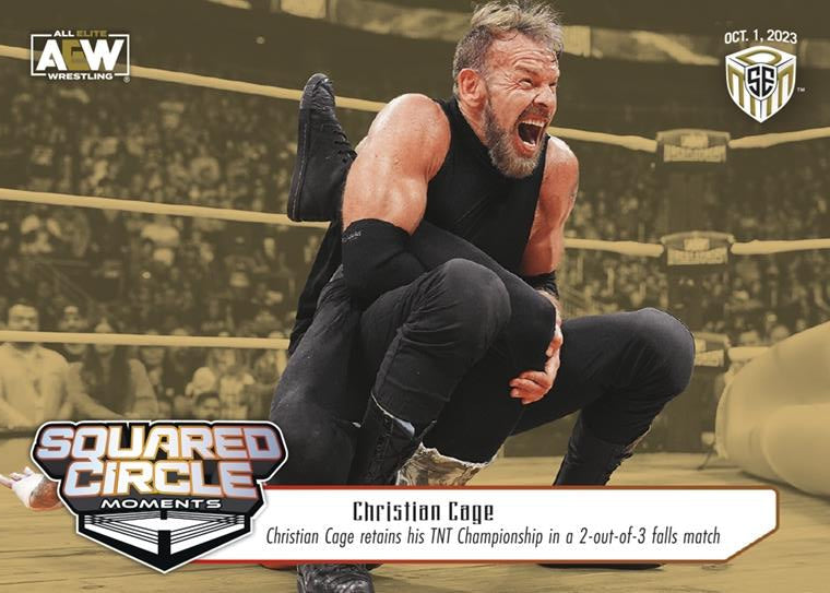 Squared Circle Moments – Christian Cage – Christian Cage Retains HIS TNT Championship in a 2-Out-Of-3 Falls Match