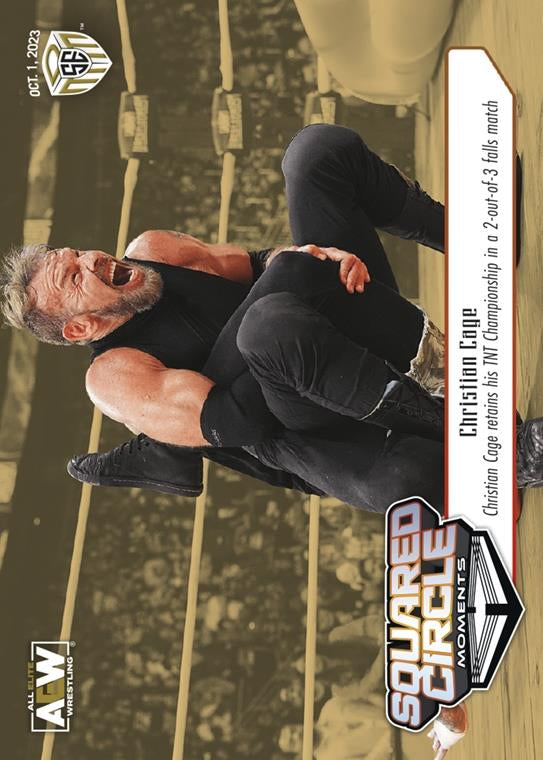 Squared Circle Moments – Christian Cage – Christian Cage Retains HIS TNT Championship in a 2-Out-Of-3 Falls Match
