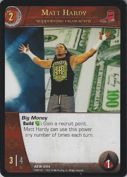 Matt Hardy trading card PW Catalog