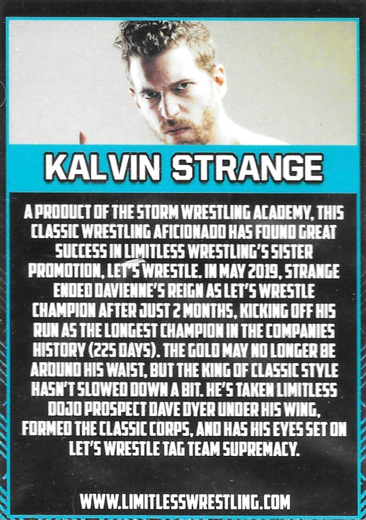 Kalvin Strange trading card PW Catalog