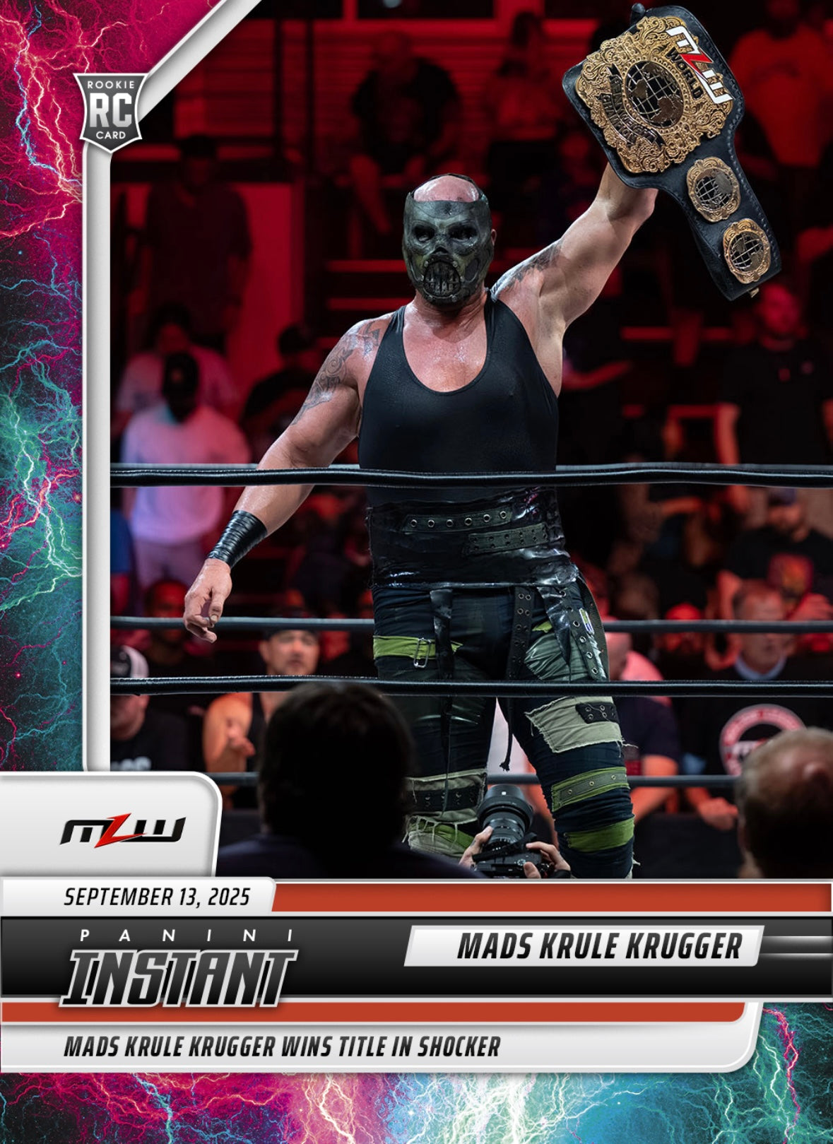 Mads Krule Krugger – Mads Krule Krugger Wins Title in Shocker trading card PW Catalog