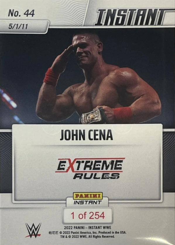 John Cena – Cena Triumphs in Triple Threat at Extreme Rules