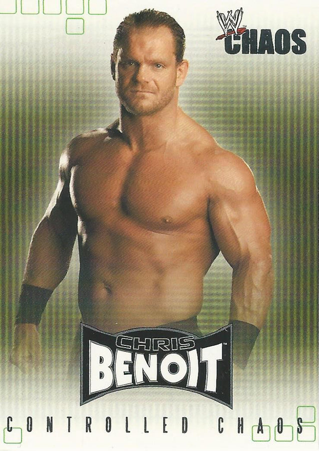 WWE Fleer Chaos 2004 Chris Benoit CC 2 of 15 trading card PW Catalog