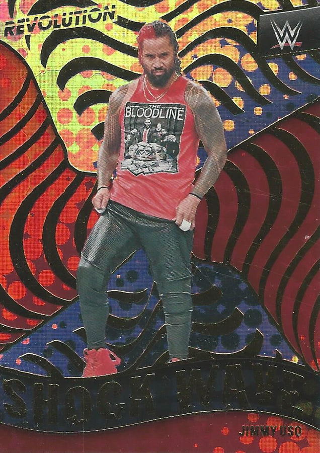 WWE Panini Revolution 2022 Jimmy Uso SHOCKWAVE #7