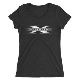 D-Generation X Classic Logo Women's Tri-Blend T-Shirt