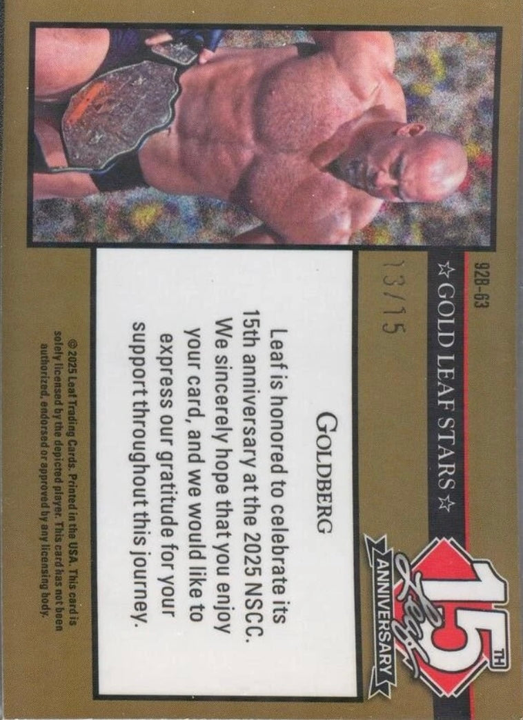 Goldberg trading card PW Catalog