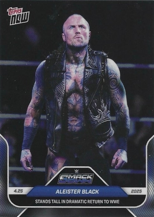 Aleister Black Stands Tall in Dramatic Return to WWE