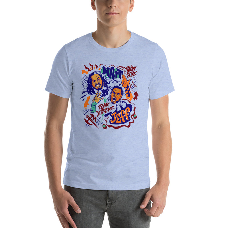The Hardy Boyz "Team Xtreme Graffiti" Short-Sleeve Unisex T-Shirt
