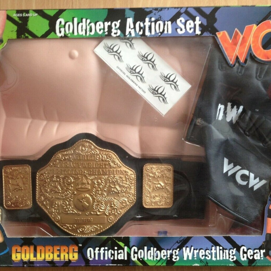 WCW Goldberg action set 1998 PWcatalog