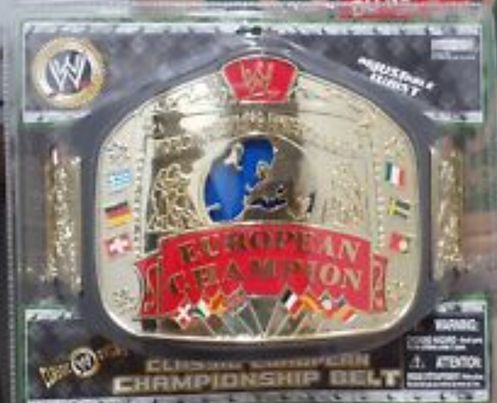 WWE European Championship foam belt by Jakks Pacific