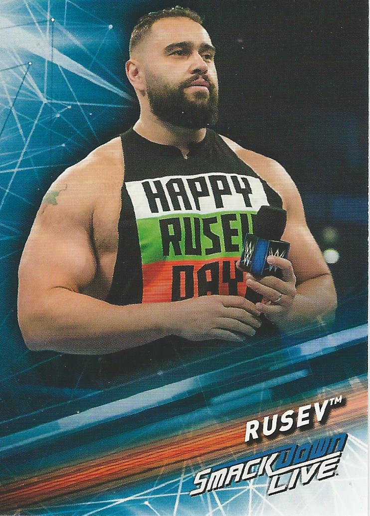 WWE Topps Smackdown 2019 Rusev #44