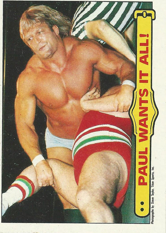 WWF Topps Wrestling Cards 1985 Paul Orndorff No.44 PWcatalog