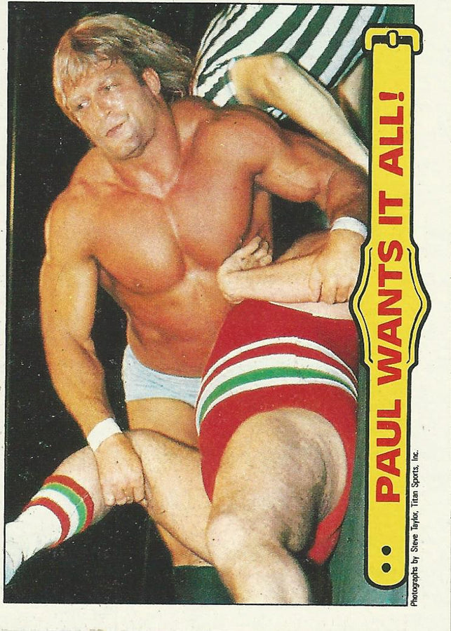 WWF Topps Wrestling Cards 1985 Paul Orndorff No.44 PWcatalog