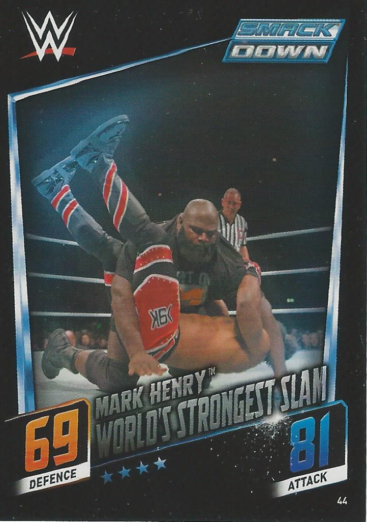 WWE Topps Slam Attax 2015 Then Now Forever Mark Henry #44