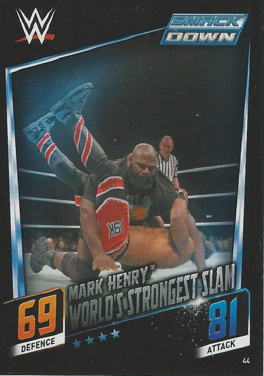 WWE Topps Slam Attax 2015 Then Now Forever Mark Henry #44