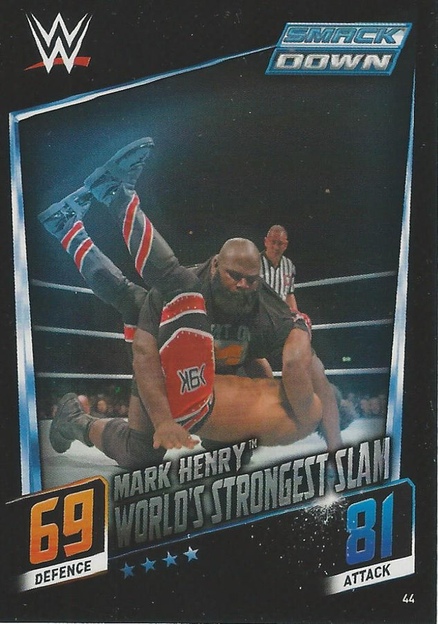 WWE Topps Slam Attax 2015 Then Now Forever Mark Henry #44