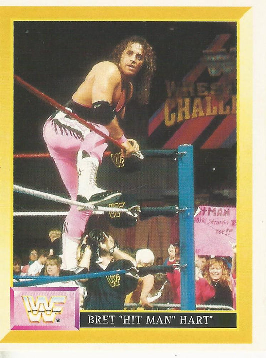 WWF Merlin Sticker 1994 Bret Hitman Hart #44