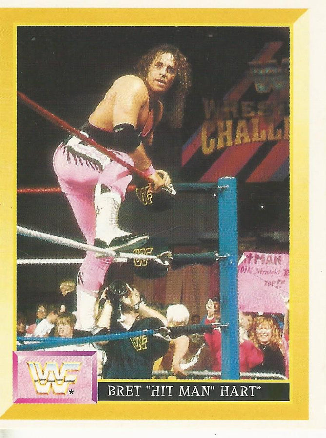 WWF Merlin Sticker 1994 Bret Hitman Hart #44
