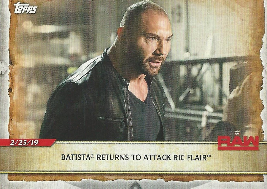 WWE Topps Road to WrestleMania 2020 Batista #44