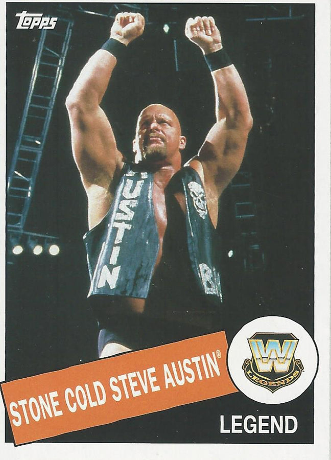WWE Topps Heritage 2015 Stone Cold Steve Austin #44