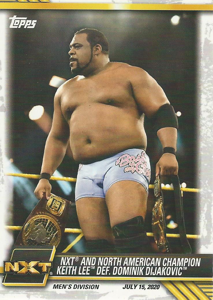 WWE Topps NXT 2021 Keith Lee #47