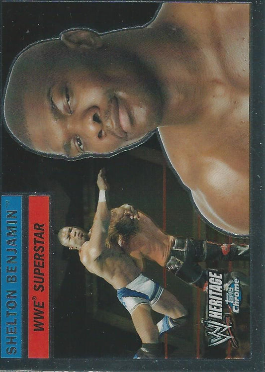 WWE Topps Chrome Heritage 2006 Shelton Benjamin #44
