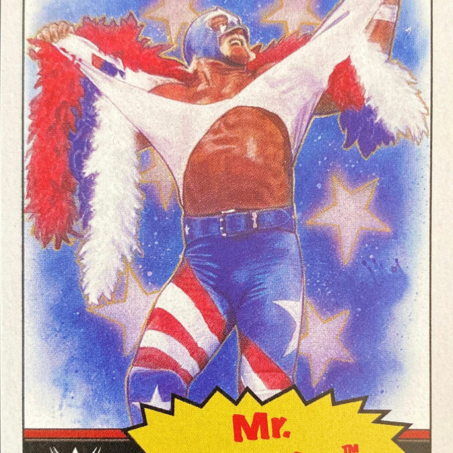 MR. America trading card PW Catalog