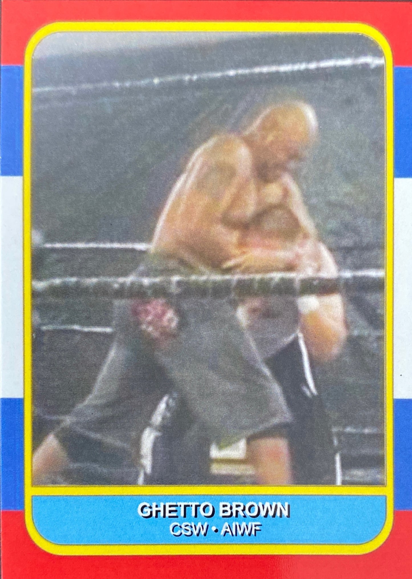 Ghetto Brown trading card PW Catalog