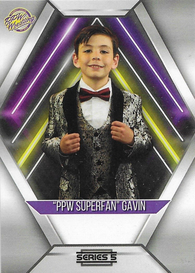 “PPW Superfan” Gavin trading card PW Catalog