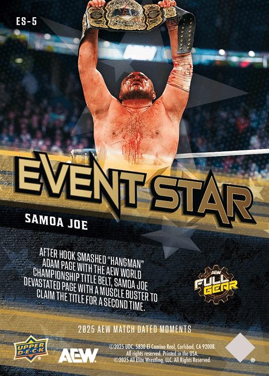 Event Star – Samoa JOE