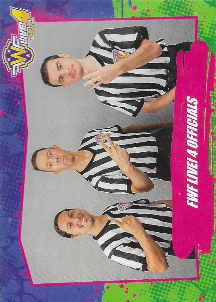FWF Live! 4 Officials trading card PW Catalog