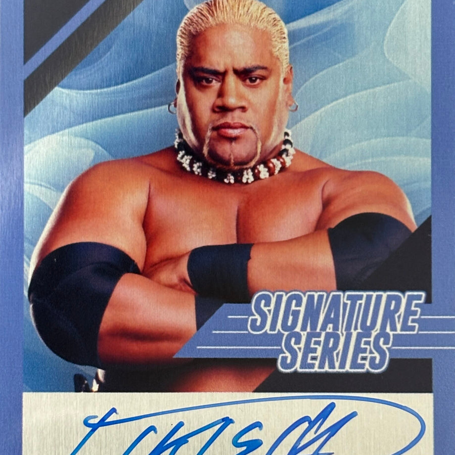 Signature Series – Rikishi trading card PW Catalog