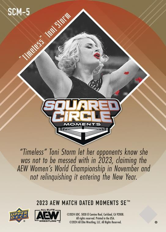 Squared Circle Moments – “Timeless” Toni Storm – “Timeless” Toni Storm Retains HER AEW Women’s World Championship With Win Over Riho