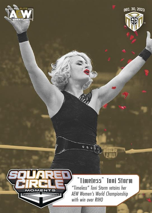 Squared Circle Moments – “Timeless” Toni Storm – “Timeless” Toni Storm Retains HER AEW Women’s World Championship With Win Over Riho