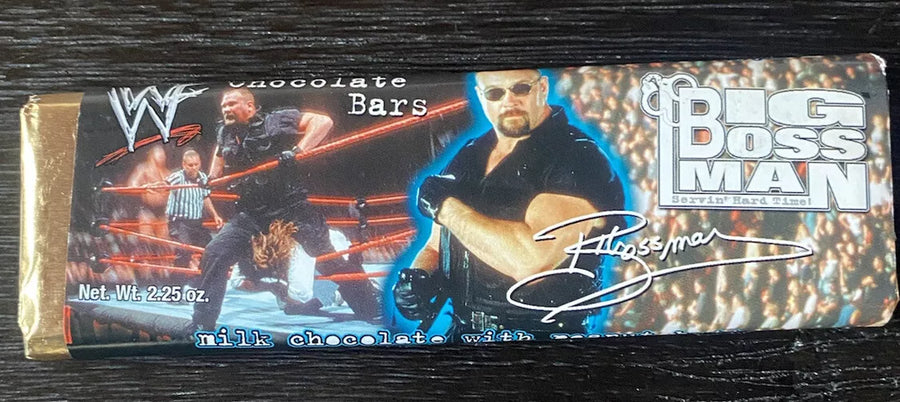 WWF Chocolate Bar 2000 Big Boss Man PWcatalog