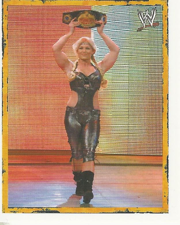 WWE Merlin Heros 2008 Stickers Beth Phoenix P12 trading card PW Catalog