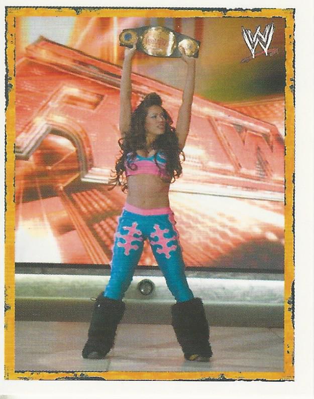 WWE Merlin Heros 2008 Stickers Melina P14 trading card PW Catalog