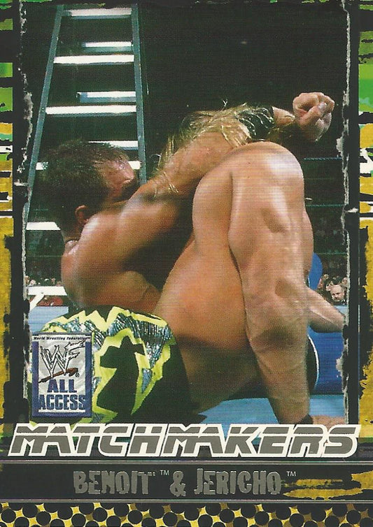 WWF Fleer All Access 2002 Chris Benoit MM 11 of 15 trading card PW Catalog