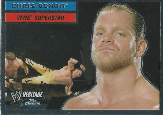 WWE Topps Chrome Heritage 2006 Chris Benoit #34